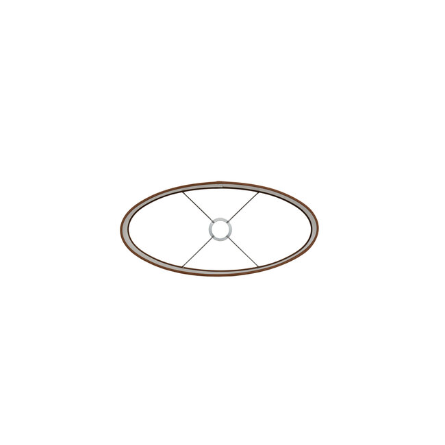 Light en Living Lampenkap PENNY - 38x18x28cm - Bruin