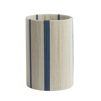 Light en Living Kap cilinder 20-20-30 cm MEDAN crème+blauw