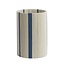 Light en Living Kap cilinder 20-20-30 cm MEDAN crème+blauw