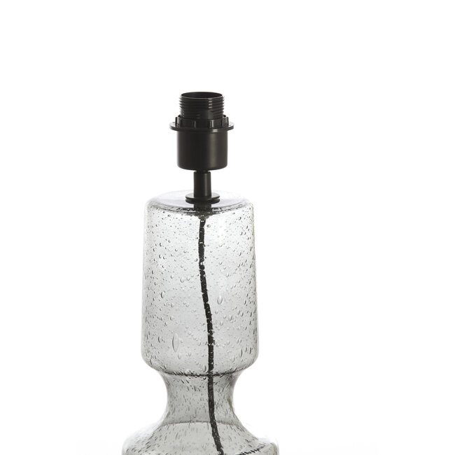 Light en Living Lampvoet Ø15x51 cm LABIN glas smoke+zwart