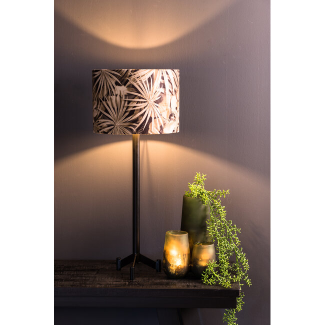 Light en Living Lampvoet 15,5x15,5x50 cm DENNIS mat zwart