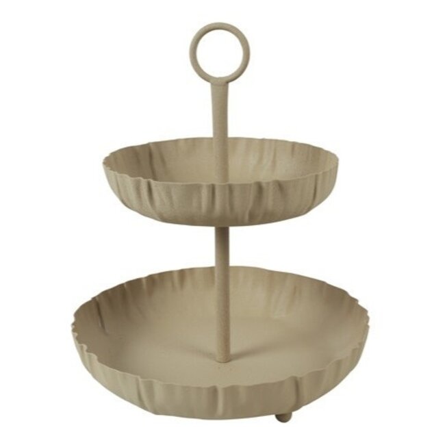 Countryfield Etagere 2l Dusan L crème- 34 x 34 x 40 CM