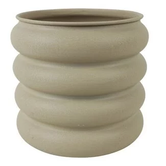 Countryfield Bloempot Rings L crème - 25,5 x 25,5 x 23,5 cm