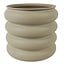 Countryfield Bloempot Rings L crème - 25,5 x 25,5 x 23,5 cm