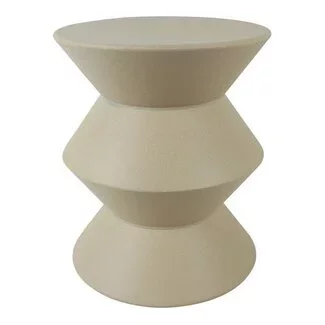Countryfield Bijzettafel Kane M crème - 37,5 x 37,5 x 45 cm