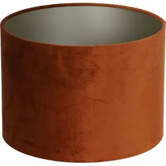 Light en Living Kap cilinder 25-25-18 cm VELOURS terra