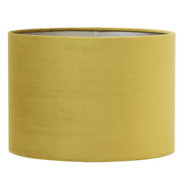Light en Living Lampenkap cilinder 25-25-18 cm Velours goud