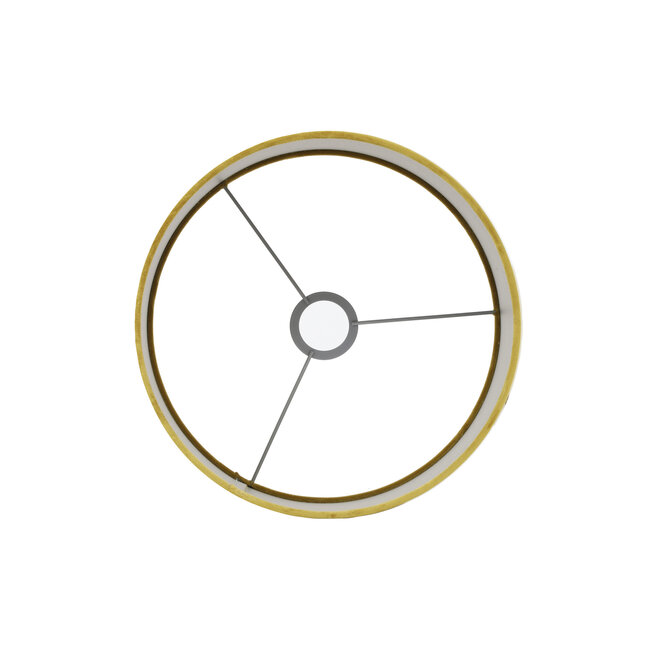 Light en Living Lampenkap cilinder 25-25-18 cm Velours goud