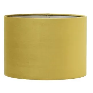 Light en Living Lampenkap cilinder 35-35-30 cm Velours goud