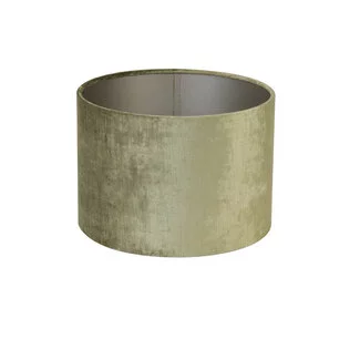 Light en Living Lampenkap cilinder gemstone olive 40 cm