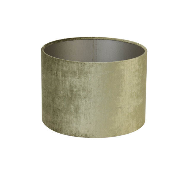 Light en Living Lampenkap cilinder gemstone olive 40 cm