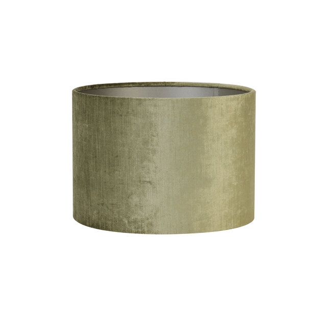 Light en Living Lampenkap cilinder gemstone olive 40 cm