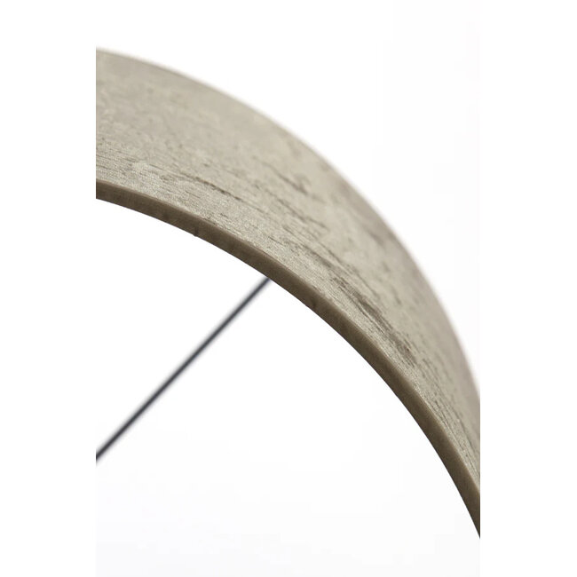 Light en Living Lampenkap Cilinder Chelsea Fluweel Zilver 35-35-30 cm
