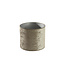 Light en Living Lampenkap Cilinder Chelsea Fluweel Zilver 35-35-30 cm
