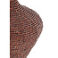 Light en Living Hanglamp Kalenga met bruine kralen Ø 36 cm