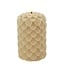 Countryfield LED-B Kaars Dennenkegel Lyon M beige - 8,5 x 8,5 x 12,5 cm