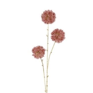 Countryfield Kunstbloem Taraxacum 3x roze - 8 x 20 x 80 cm