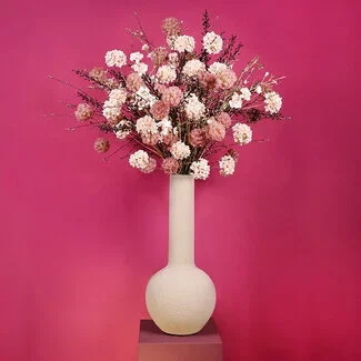 Countryfield Kunstbloem Taraxacum 3x roze - 8 x 20 x 80 cm