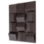 Woood Wanddeco Axis betonlook bruin