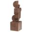 Woood Ornament Draxa schulptuur hout bruin