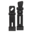 Woood Ornamenten Elon Sculptuur hout zwart - set van 2