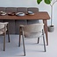 Woood Eettafel Rubo 220 x 95 cm mangohout bruin