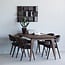 Woood Eettafel Rubo 180 x 95 cm mangohout bruin