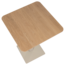 Woood Bartafel Tablo  Afgeronde hoek transparant
