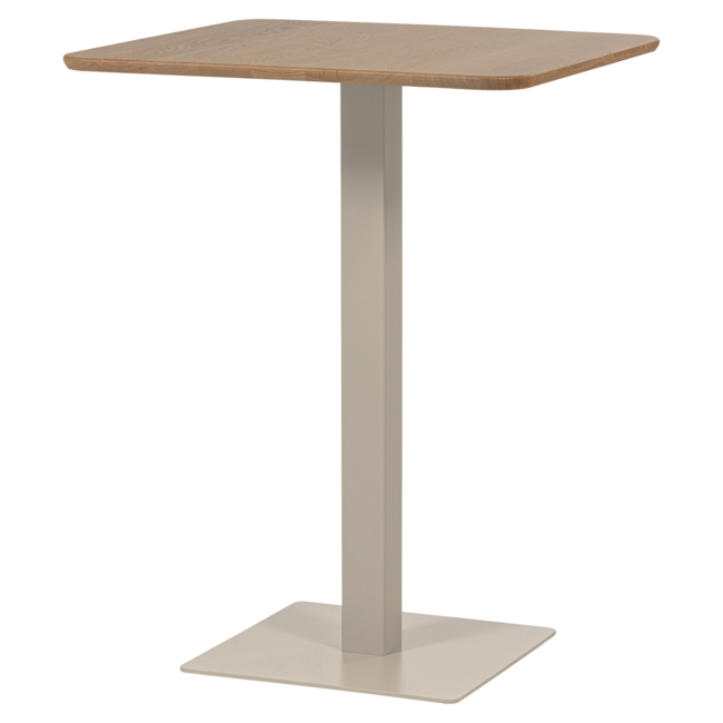 Woood Bartafel Tablo  Afgeronde hoek transparant