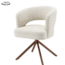 Tower Living Mura Armstoel - Cremona 02 sand - frame anodic (draaibaar)