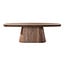 WoonStijl Eettafel Arcadia deens ovaal 240cm Massief acacia bruin