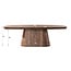 WoonStijl Eettafel Arcadia deens ovaal 240cm Massief acacia bruin