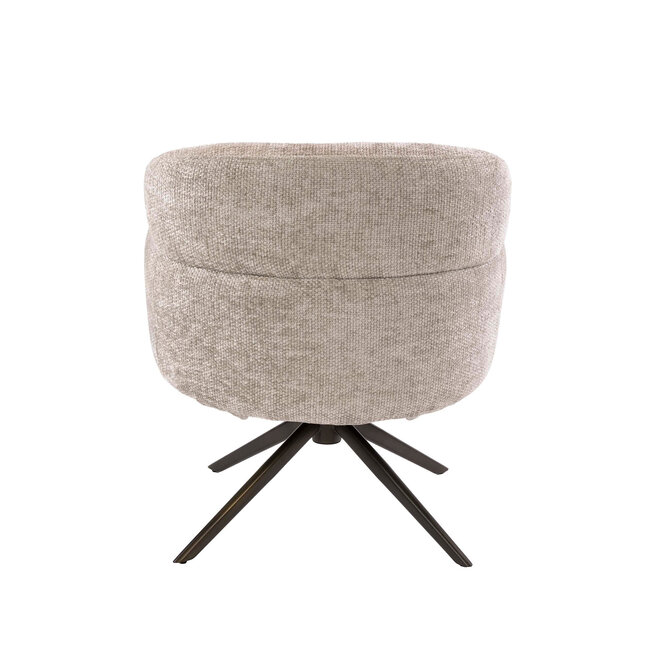 WoonStijl Fauteuil Flex draaibaar Hoven zand-bruin