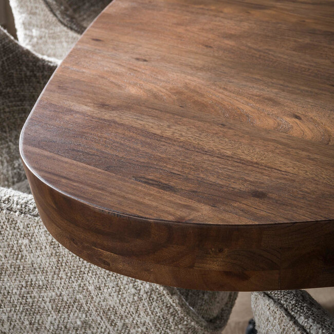 WoonStijl Eettafel Arcadia triangle 165cm Acacia bruin