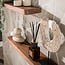 WoonStijl Wandplank Carve 60cm set van 3 Acacia bruin