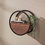 WoonStijl Wandschap Circular 1 lade Ø50cm Acacia bruin