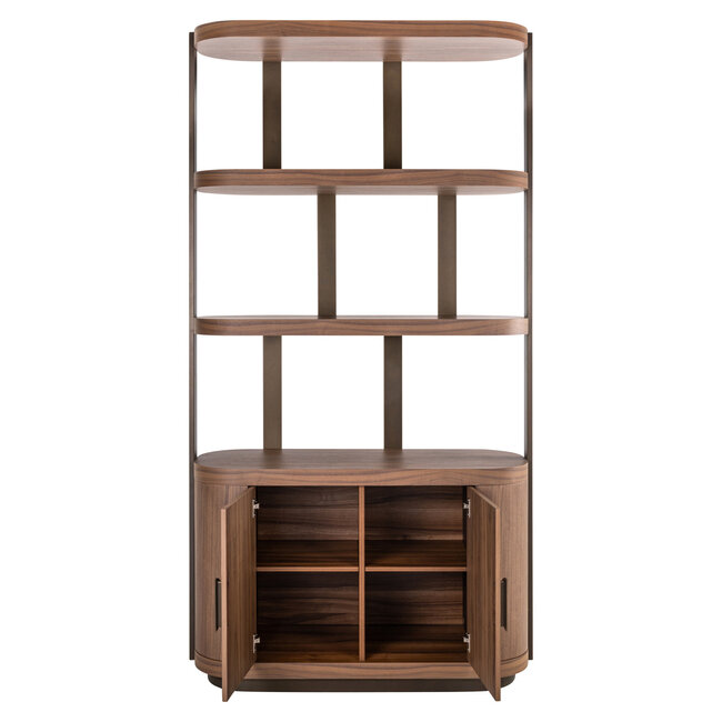 Richmond Interiors  Vakkenkast Windsor Walnoot 120 cm