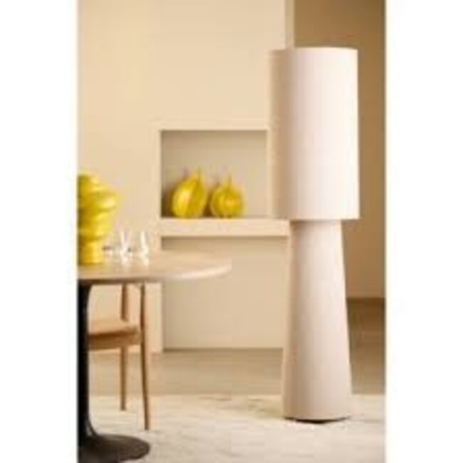 Light en Living Vloerlamp Fenna zand Ø40 x 165 cm