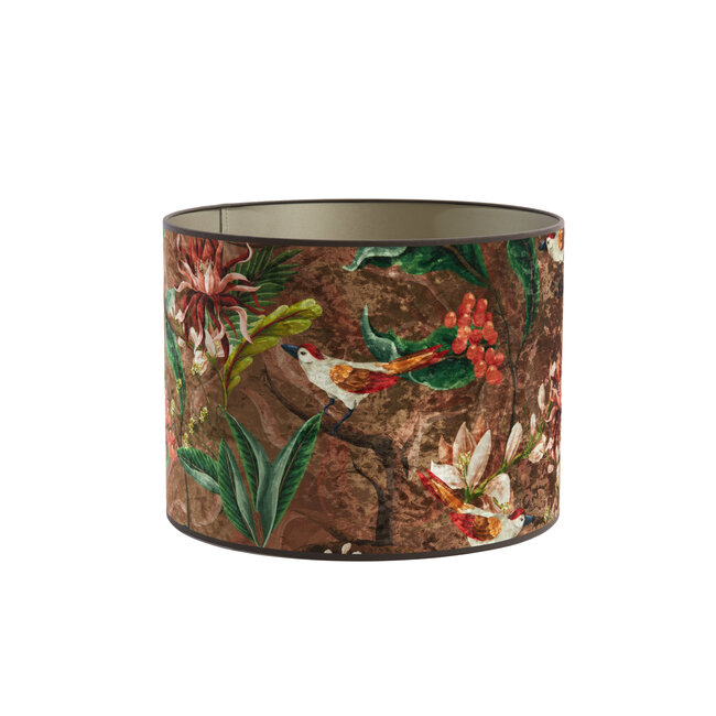Light en Living Kap cilinder 20-20-15 cm PASSARO bruin