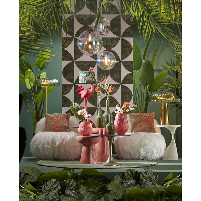 Light en Living Hanglamp Ø30 cm MEDINA glas rainbow+zwart showroommodel
