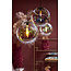 Light en Living Hanglamp Ø30 cm MEDINA glas rainbow+zwart showroommodel