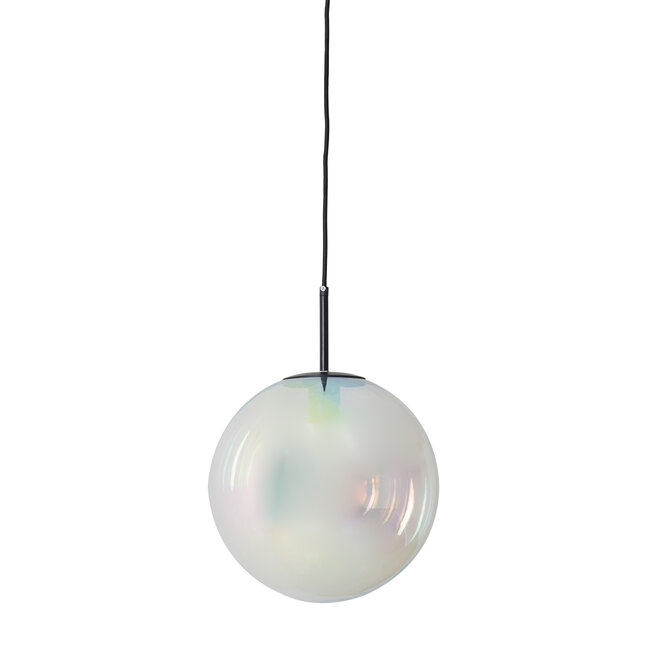 Light en Living Hanglamp Ø30 cm MEDINA glas rainbow+zwart showroommodel