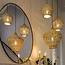 Light en Living Hanglamp Ø21x22 cm KALENGA kralen naturel