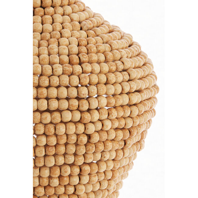 Light en Living Hanglamp Ø21x22 cm KALENGA kralen naturel