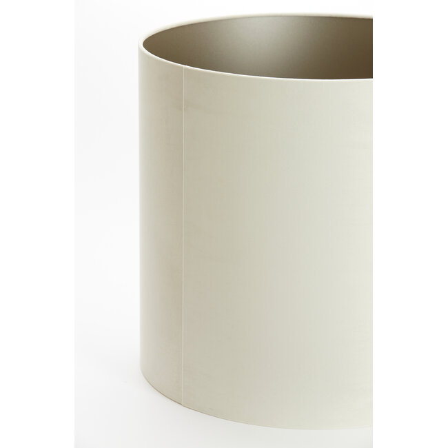 Light en Living Kap cilinder 40-40-49 cm VELOURS off white