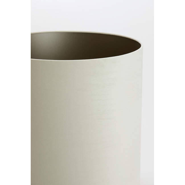 Light en Living Kap cilinder 40-40-49 cm VELOURS off white