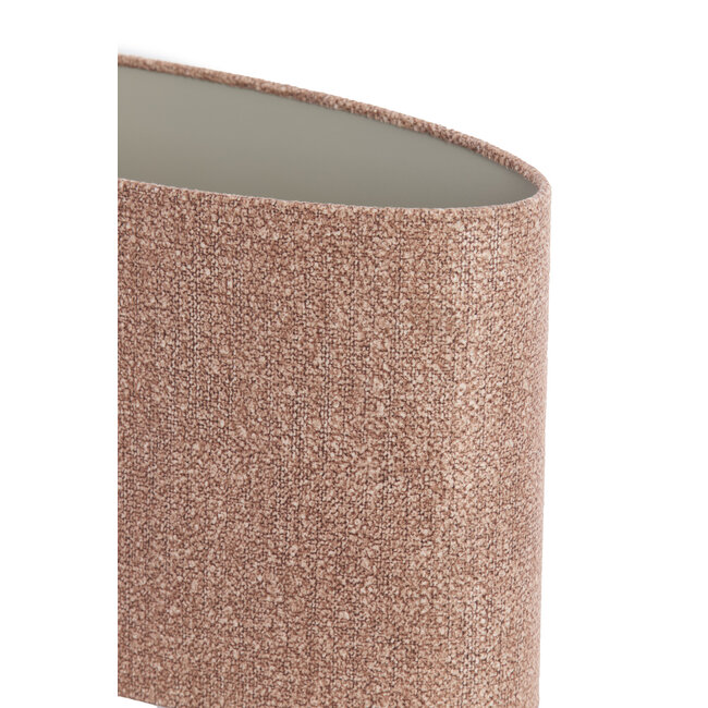 Light en Living Kap ovaal recht smal 45-21-32 cm Brandy bruin