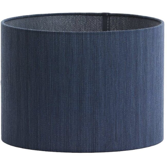 Light en Living Kap cilinder 25-25-18 cm harper Donkerblauw