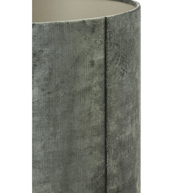 Light en Living Kap cilinder 25-25-18 cm GEMSTONE antraciet