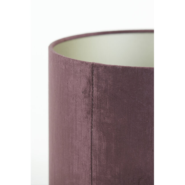 Light en Living Kap cilinder 25-25-18 cm GEMSTONE aubergine